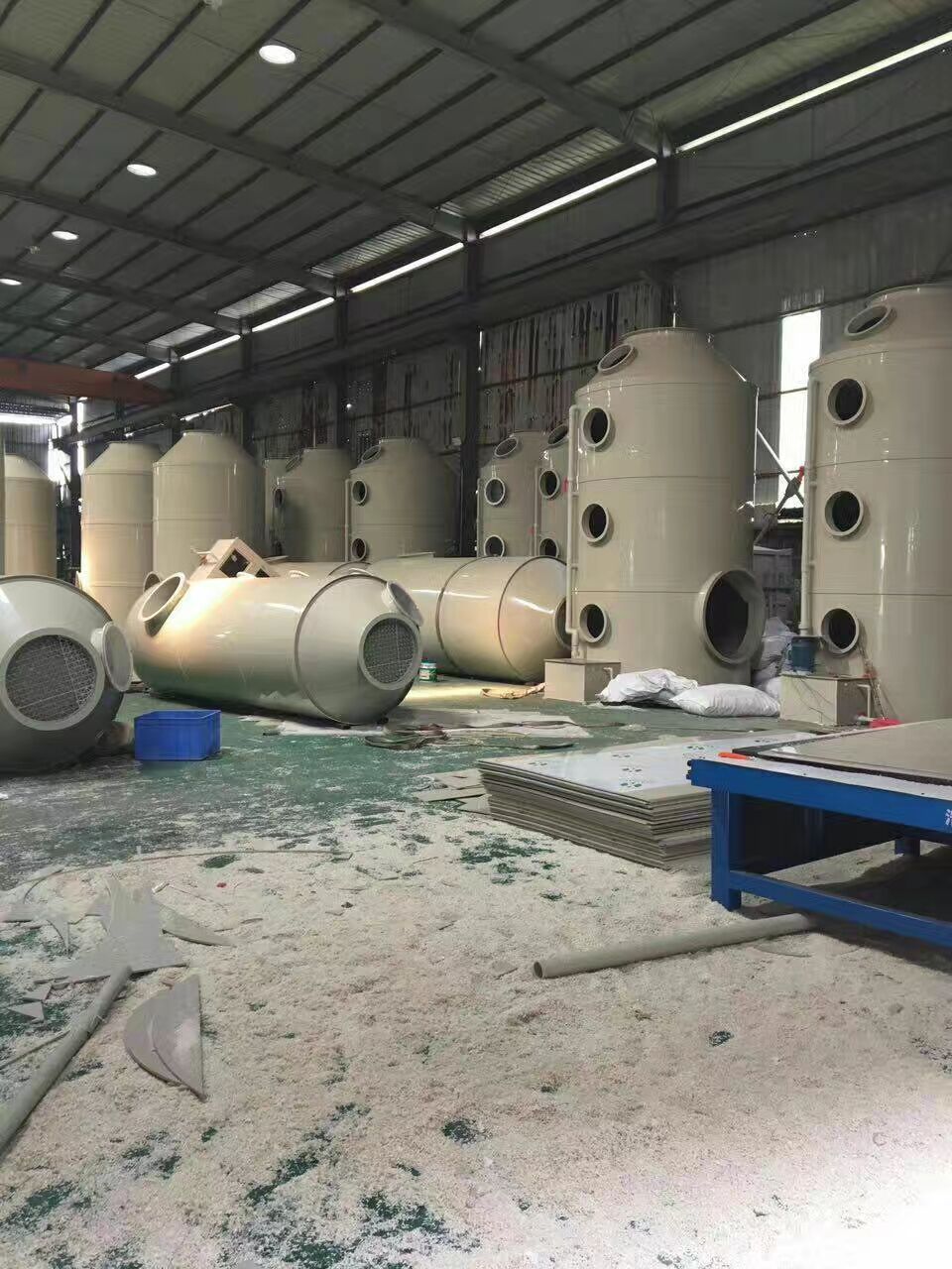 唐山新材料厂废气处理设备设计安装发货